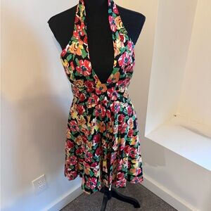 Floral Halter Dress